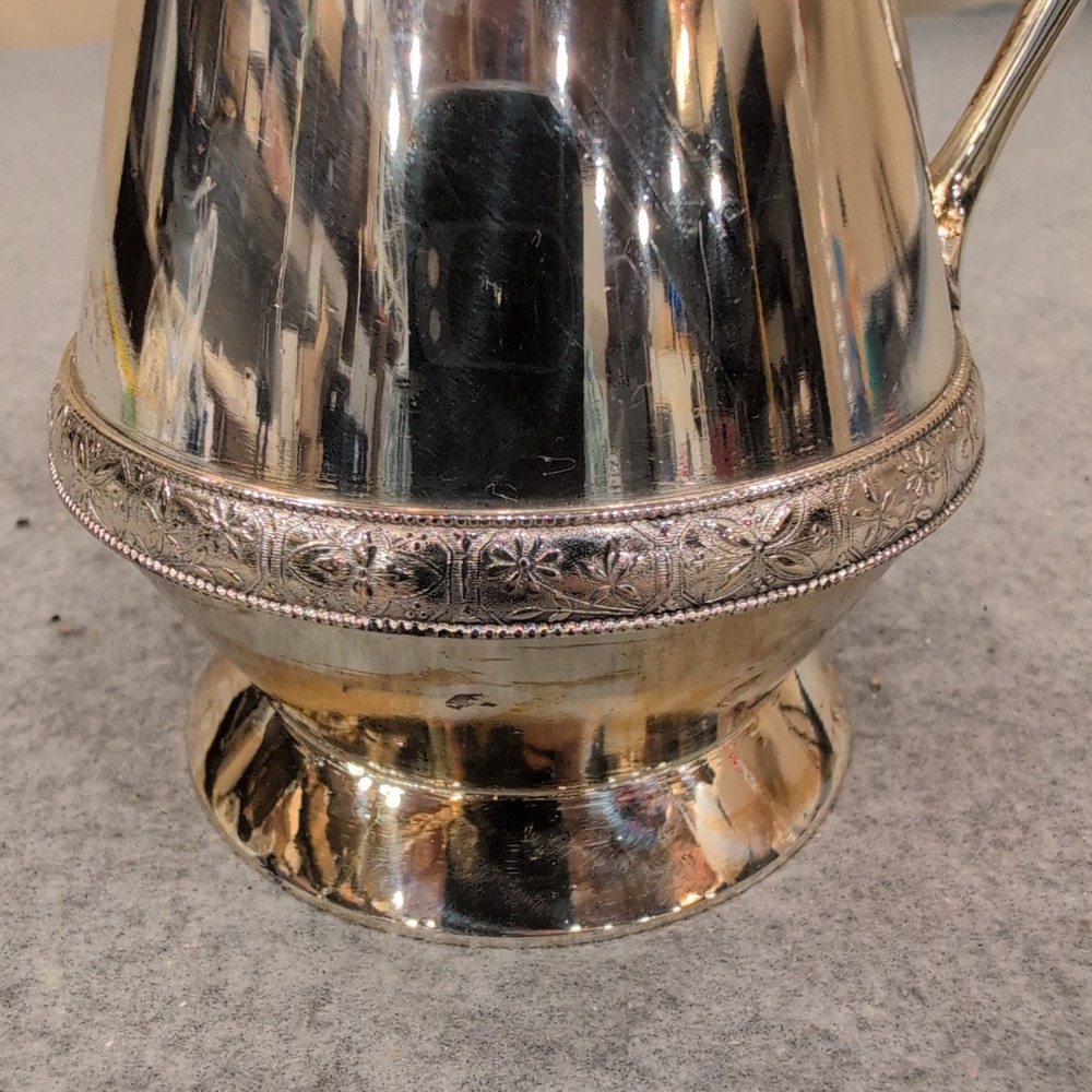 Antique Rogers Smith & Co Silver Plate Syrup Pitcher Figural 187 Meriden CT 1873 - Picture 5 of 7